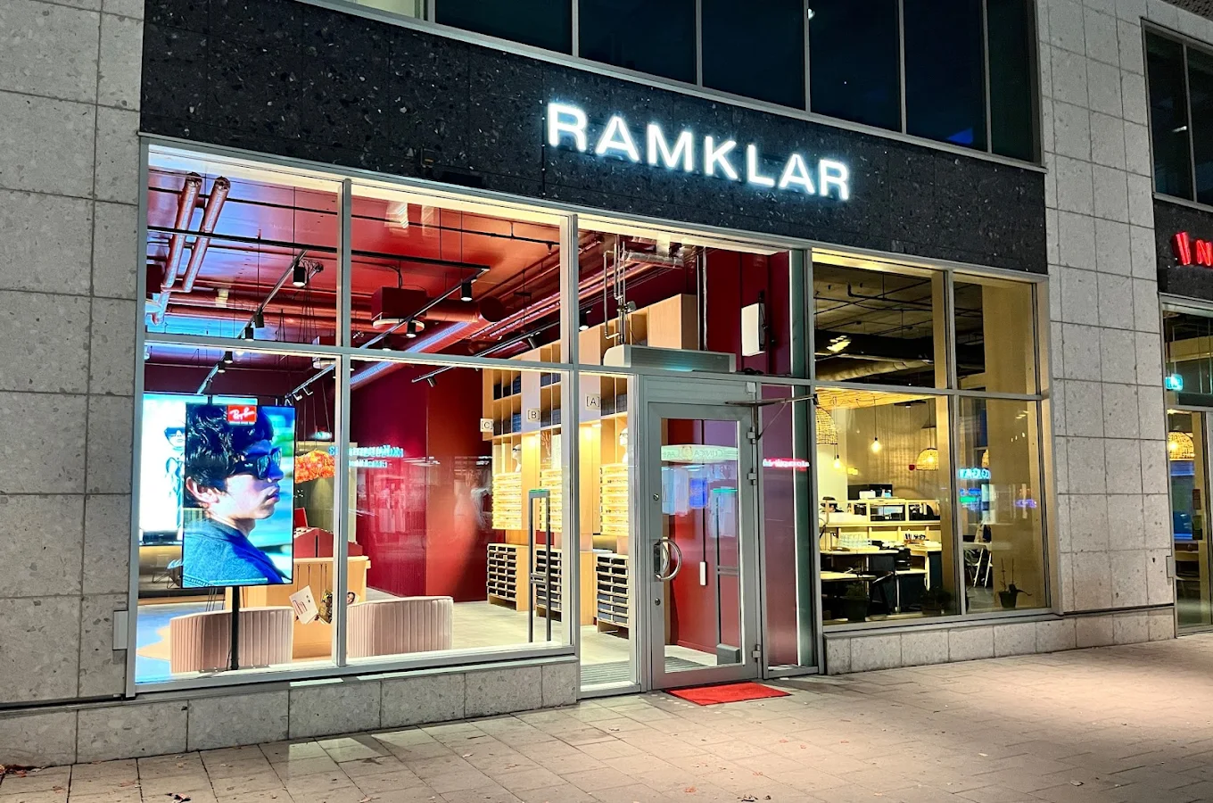 Ramklar optiker, Kungsgatan 34 Uppsala